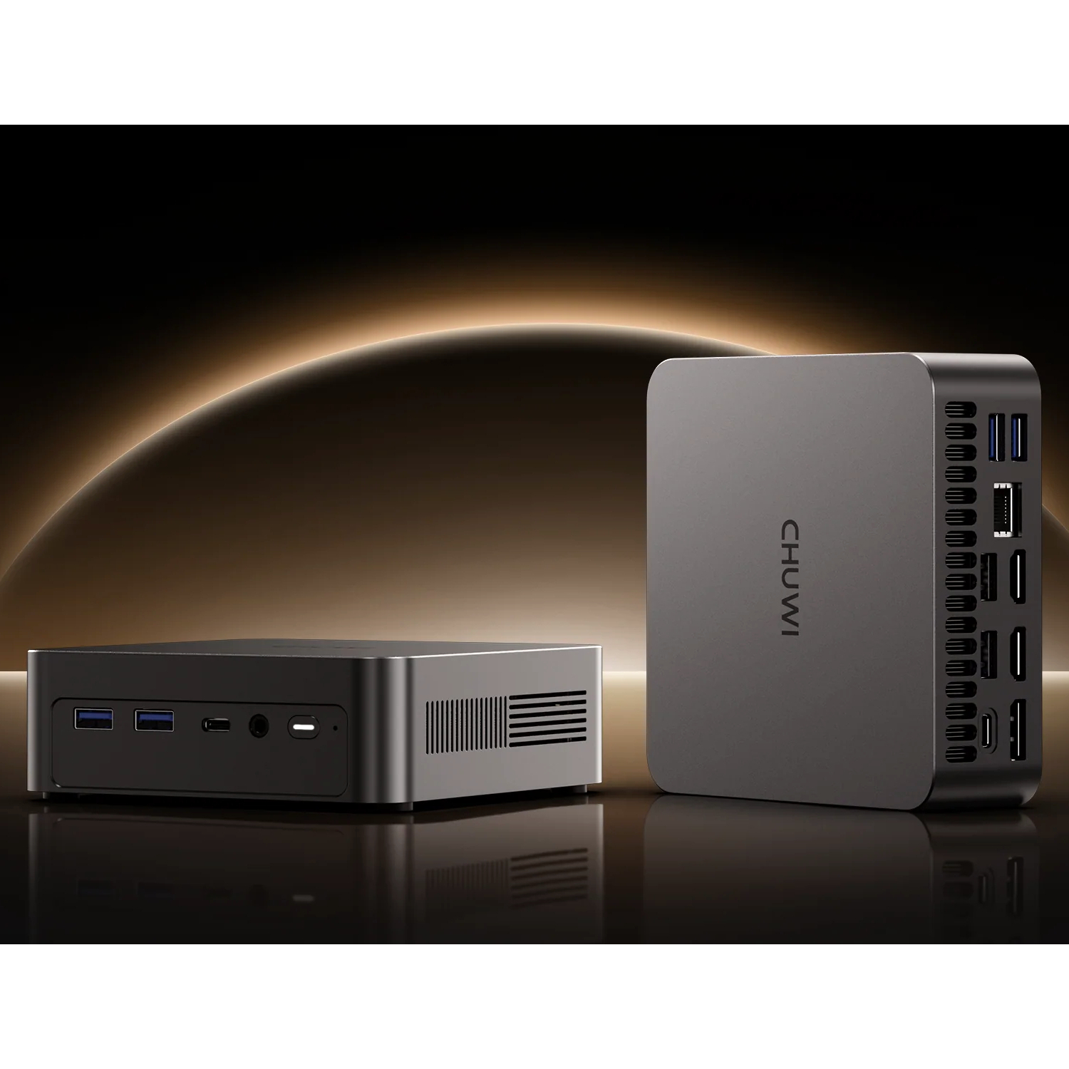 Компьютер Chuwi AuBox Ultra 5 226V/ 16Gb/512Gb SSD /Intel Iris Xe/0.865kg/Grey/Win11Pro USB3.0*4/HDMI*1/DP*1/RJ45*1/WIFI6,BT5.2/bracket