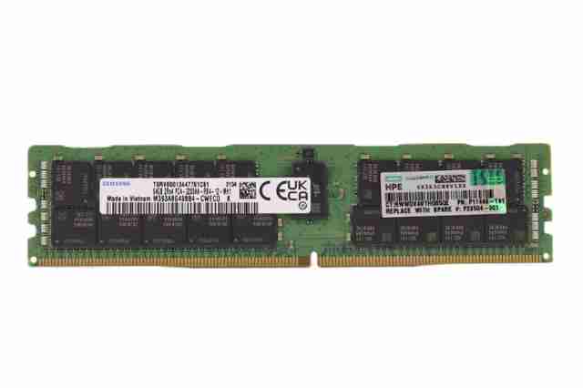 Модуль памяти Samsung RDIMM DDR4-3200 64GB ECC REG M393A8G40BB4-CWE PULL