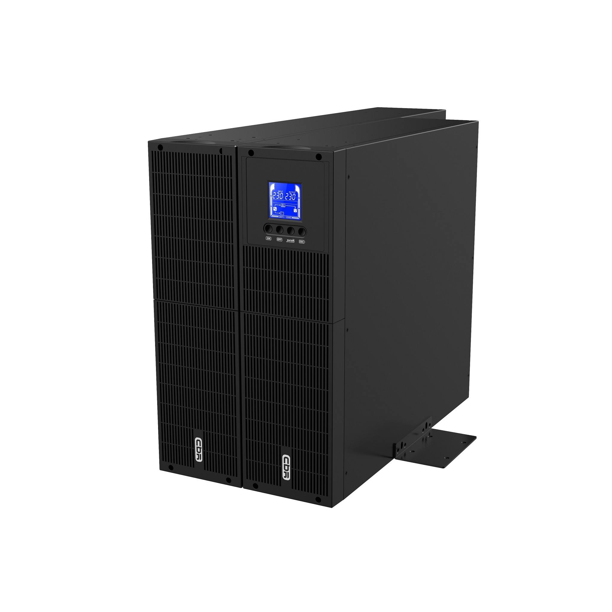 ИБП CBR ESSENCE ESN-6000 RT Online 6000 VA / 6000 W, Rack, 2 x C13, 4 x C19, 1 x TB + SA50, Монитор, HID-USB, RS232, EPO, SNMP slot (ESN-6KRT-6I-LCHERSC)